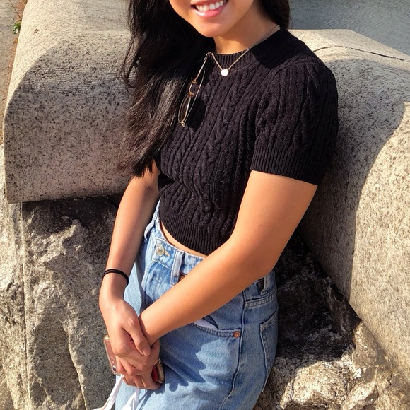 FP cable knit sweater tee - Picture 3 of 3